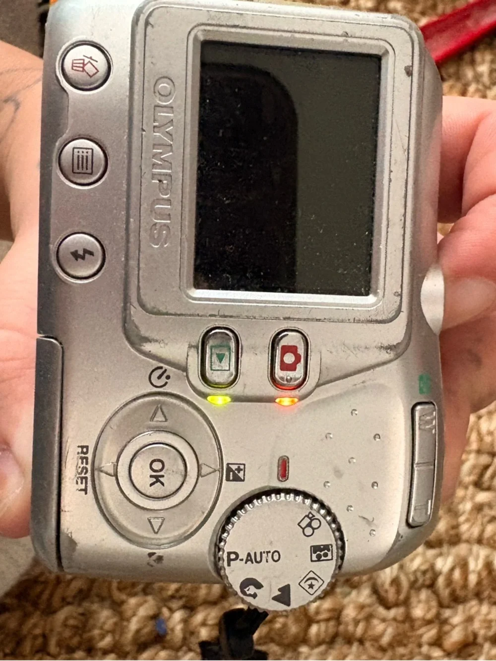 Olympus FE-100 Silver Compact Point-and-Shoot Camera